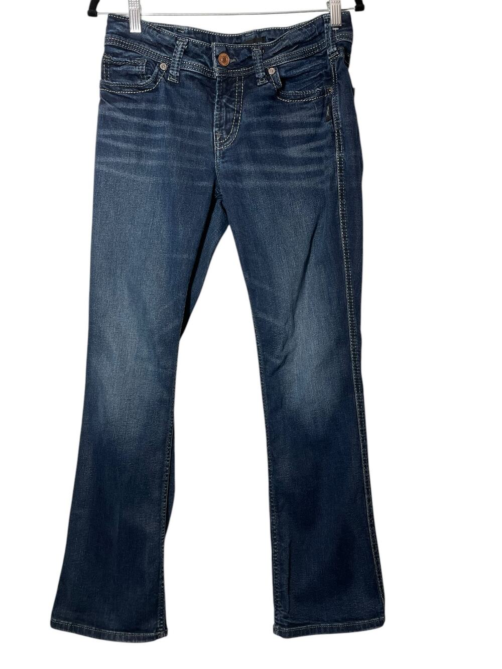 Silver Jeans Co. Blue Jeans Suki Slim Boot cut Womens Sz 31 Stretchy